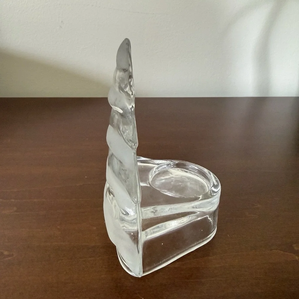 Glass Tree Tea Light Holder 5